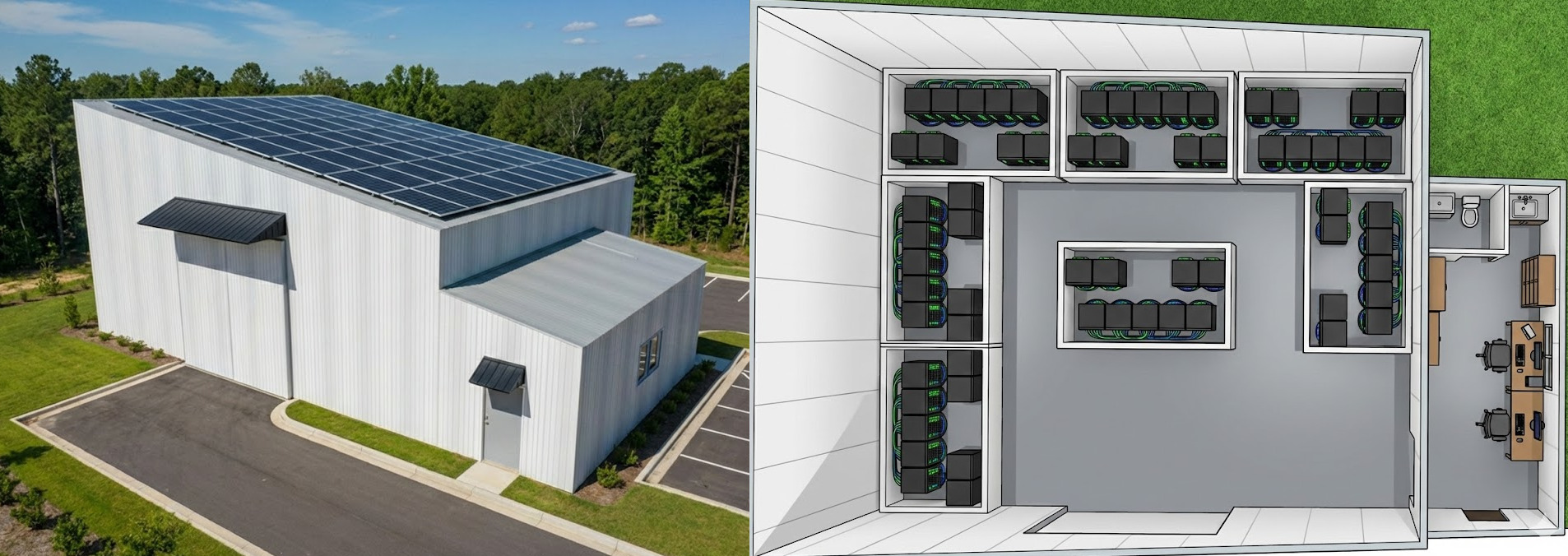 공유 컴퓨팅 센터 조감도